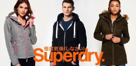 -20% op hoodies en jacks van Superdry! 